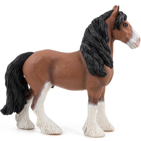 Figurine cheval clydesdale Marron 1 - vertbaudet enfant 