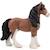 Figurine cheval clydesdale Marron 1 - vertbaudet enfant 