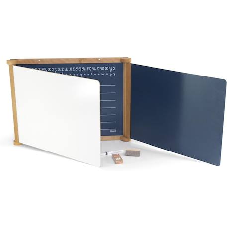 Tableau triptyque en bois Noir 2 - vertbaudet enfant 