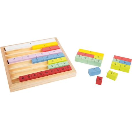 Jeu éducatif fractions Beige 2 - vertbaudet enfant 