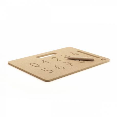 Tablette écriture chiffres montessori Marron 2 - vertbaudet enfant 