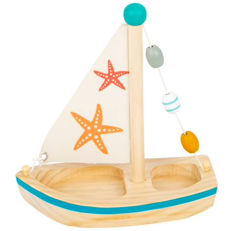 Jouet aquatique voilier etoile de mer Beige 1 - vertbaudet enfant 