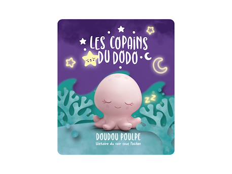 Figurine audio - les copains du dodo - doudou poulpe - histoire du soir sous l’océan MULTICOLORE 3 - vertbaudet enfant 