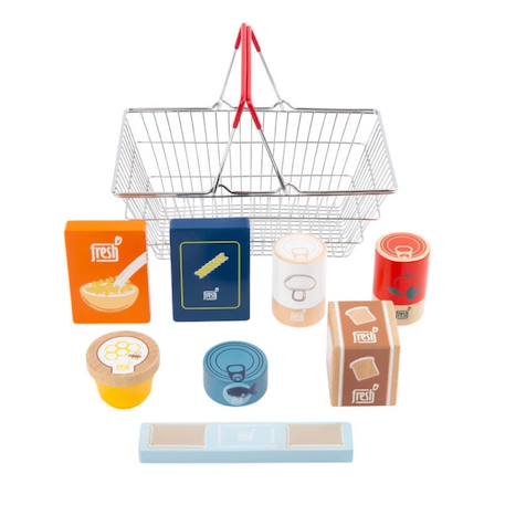 Set d'aliments en panier fresh Beige 2 - vertbaudet enfant 