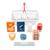 Set d'aliments en panier fresh Beige 2 - vertbaudet enfant 