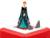 Figurine audio - disney - la reine des neiges 2 - anna - pour toniebox MULTICOLORE 2 - vertbaudet enfant 