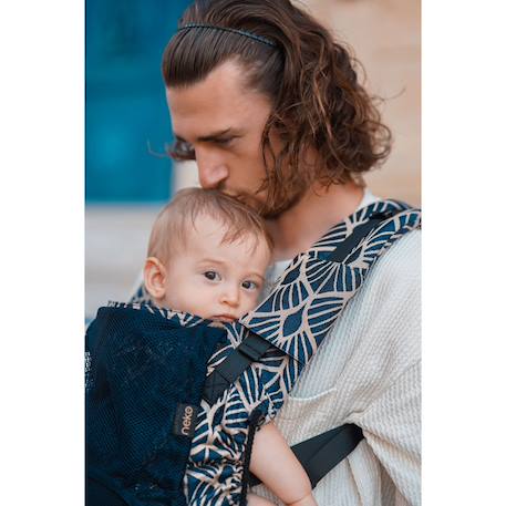 Porte-bébé switch air baby size - elegance Bleu 2 - vertbaudet enfant 