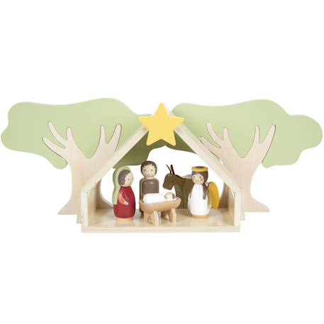 Set de jeu crèche de noël Beige 4 - vertbaudet enfant 