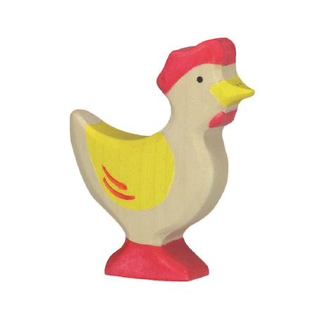 Figurine poule Jaune 1 - vertbaudet enfant 