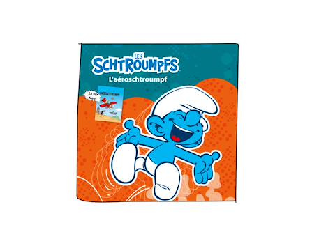 Figurine audio - les schtroumpfs - l'aéroschtroumpf - pour toniebox MULTICOLORE 3 - vertbaudet enfant 