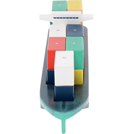 Bateau porte-conteneurs vilacity Bleu 3 - vertbaudet enfant 