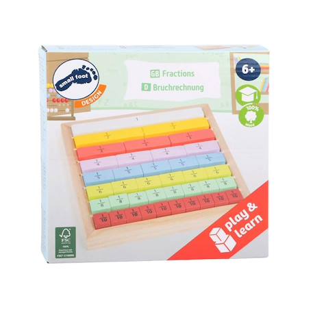 Jeu éducatif fractions Beige 3 - vertbaudet enfant 