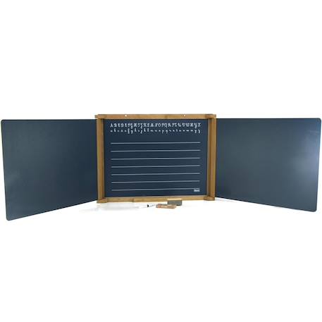 Tableau triptyque en bois Noir 1 - vertbaudet enfant 