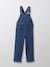Salopette en denim Bleu moyen 1 - vertbaudet enfant 