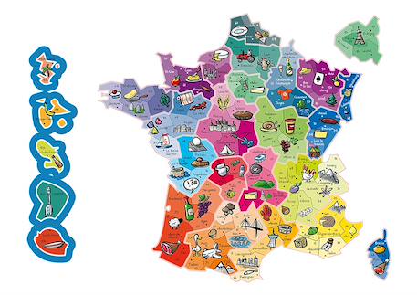 Carte de france magnétique Bleu 2 - vertbaudet enfant 