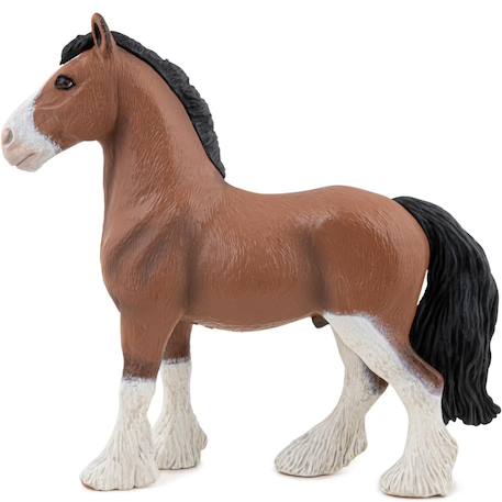 Figurine cheval clydesdale Marron 5 - vertbaudet enfant 