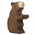 Figurine petit ours brun, assis Marron 1 - vertbaudet enfant 