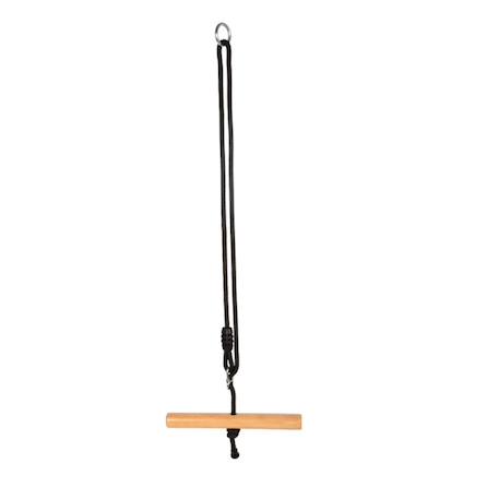 Balançoire trapèze twist Noir 1 - vertbaudet enfant 