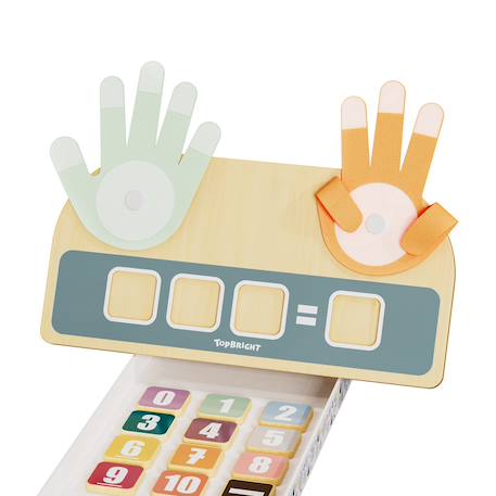 Mathématiques des doigts Beige 5 - vertbaudet enfant 