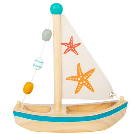 Jouet aquatique voilier etoile de mer Beige 2 - vertbaudet enfant 