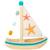 Jouet aquatique voilier etoile de mer Beige 2 - vertbaudet enfant 