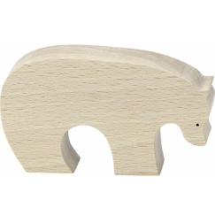 Jouet-Ours brun pompon