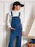 Salopette en denim Bleu moyen 3 - vertbaudet enfant 