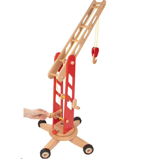Grue de chantier rouge Rouge 2 - vertbaudet enfant 