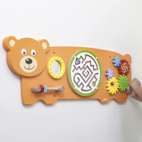 Panneau d'activités mural ours Orange 5 - vertbaudet enfant 