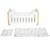 Lit de poupée à bercer little button Blanc 3 - vertbaudet enfant 