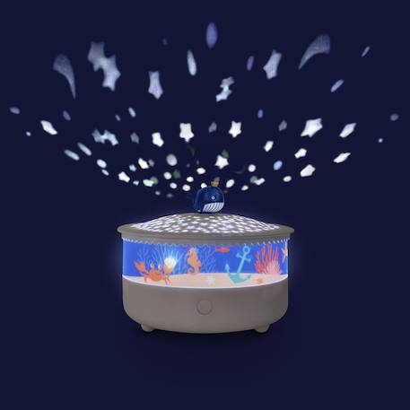 Veilleuse projecteur d'étoiles océan Blanc 2 - vertbaudet enfant 