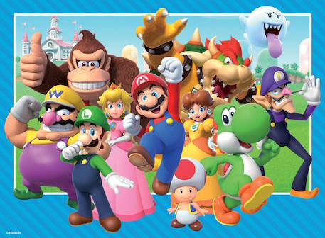 Puzzle let's-a-go super mario 100 pcs xxl Rouge 2 - vertbaudet enfant 