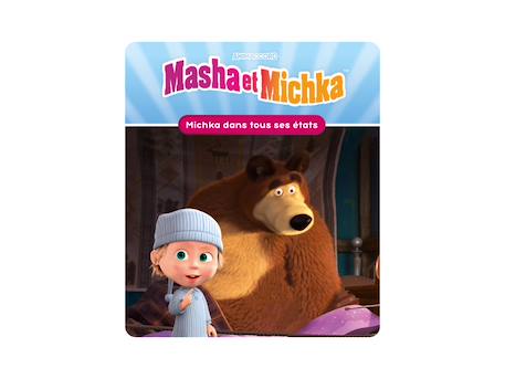 Figurine audio - masha et michka - michka MULTICOLORE 3 - vertbaudet enfant 