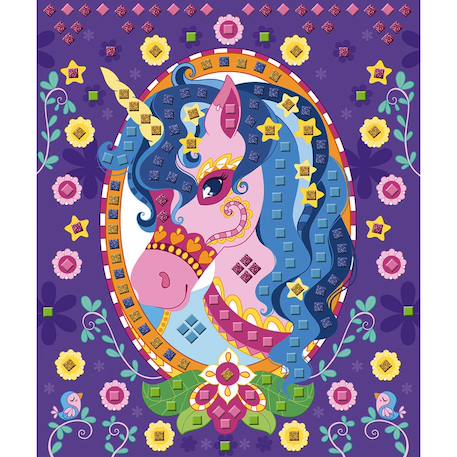 Mosaïques poneys et licornes Rose 5 - vertbaudet enfant 