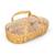 Couffin en osier tressé pour poupée 50 cm Beige 1 - vertbaudet enfant 