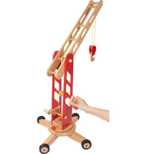 Grue de chantier rouge Rouge 3 - vertbaudet enfant 