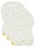 Lot de 30 bavoirs jetables en cellulose 30x blanc avec motifs de jungle 2 - vertbaudet enfant 
