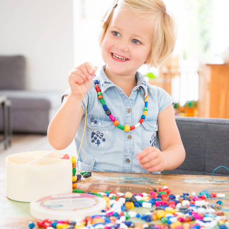 Boîte de perles en bois - 260 gr. Beige 2 - vertbaudet enfant 