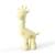 Girafe en caoutchouc naturel Jaune 1 - vertbaudet enfant 