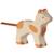 Figurine chat, marron et blanc Marron 2 - vertbaudet enfant 