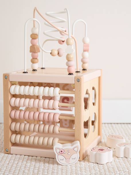 Grand cube d'activités bois fsc® - biche ella Berry+Chevruil Ella+Scandi+Scandi XXL 9 - vertbaudet enfant 
