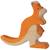 Figurine kangourou Marron 1 - vertbaudet enfant 