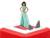 Figurine audio - disney - jasmine MULTICOLORE 2 - vertbaudet enfant 