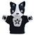 Marionnette chat noir et blanc Noir 1 - vertbaudet enfant 