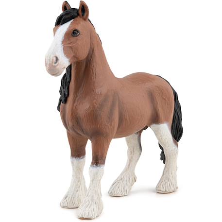 Figurine cheval clydesdale Marron 2 - vertbaudet enfant 