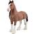 Figurine cheval clydesdale Marron 2 - vertbaudet enfant 