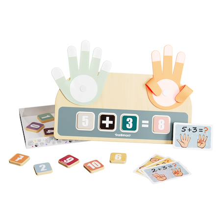 Mathématiques des doigts Beige 1 - vertbaudet enfant 