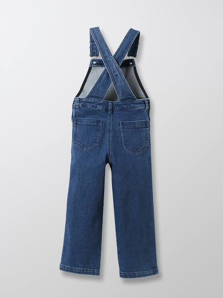 Salopette en denim Bleu moyen 2 - vertbaudet enfant 