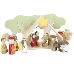 Linge de maison et décoration-Décoration-Set de jeu crèche de noël