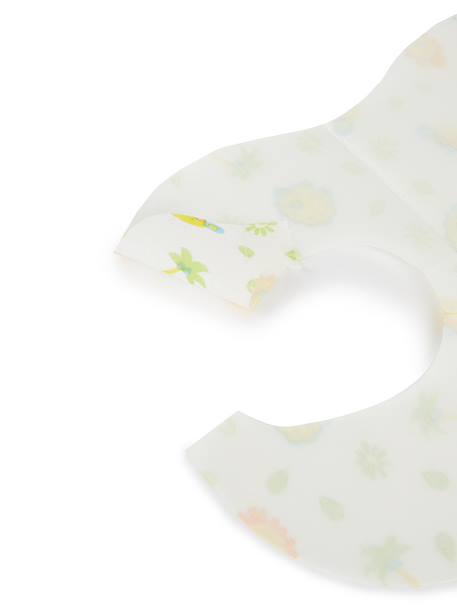 Lot de 30 bavoirs jetables en cellulose 30x blanc avec motifs de jungle 6 - vertbaudet enfant 